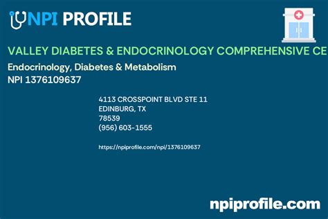 Valley Diabetes And Endocrinology Comprehensive Center P.l.l.c..